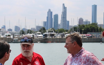 Gold Star Families Bond During a Chicago Fire Boat Tour