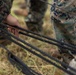 U.S. Marines with Littoral Craft Company Charlie participate in an exercise gauntlet during the Colombian Fluvial Operations Course