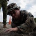 U.S. Marines with Littoral Craft Company Charlie participate in an exercise gauntlet during the Colombian Fluvial Operations Course