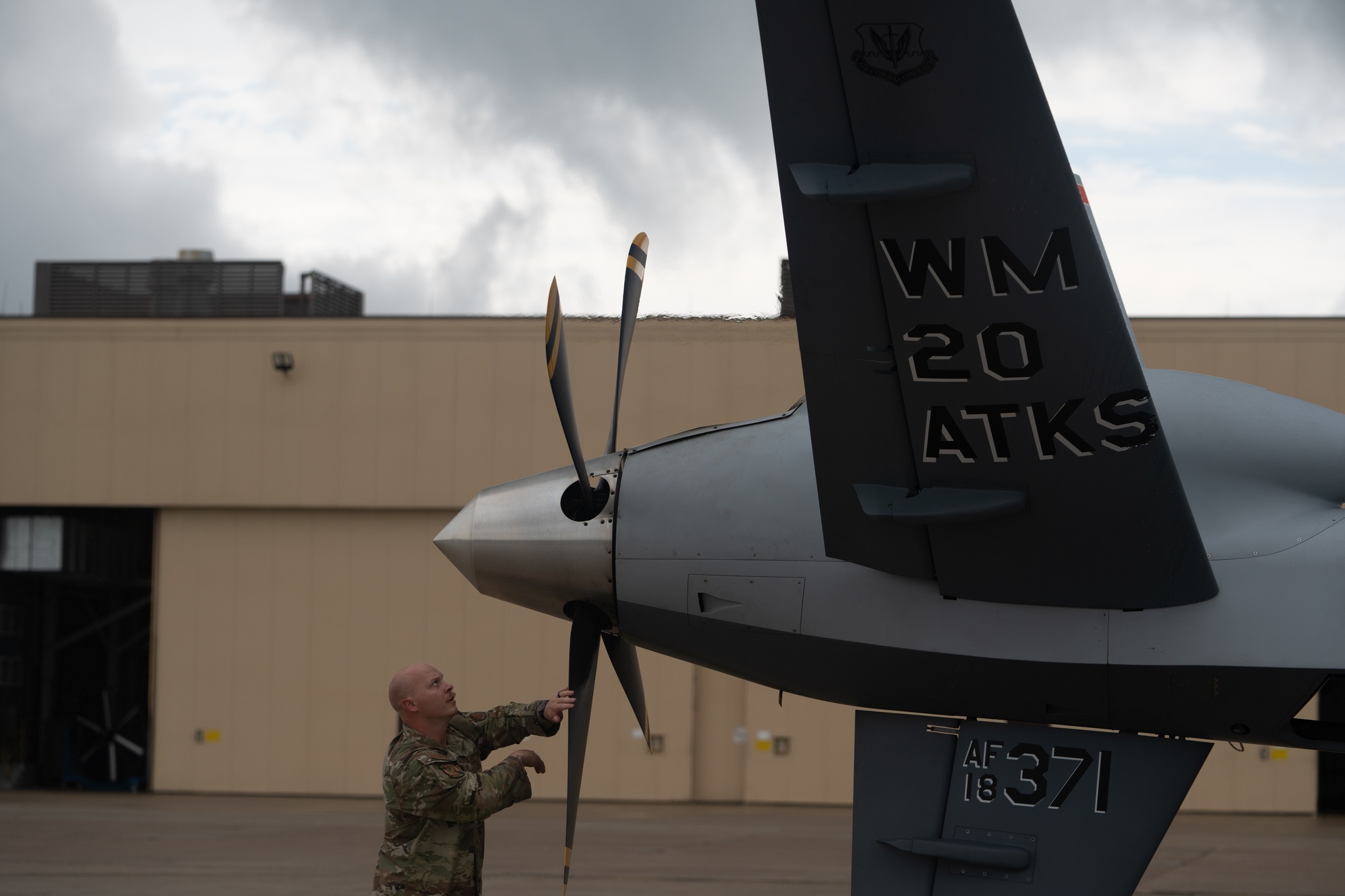 DVIDS - Images - 20th ATKS lands MQ-9 Reaper on Whiteman AFB in
