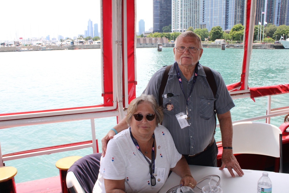 Gold Star Families Bond During a Chicago Fire Boat Tour