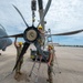 Installation of a propeller on the HC-130J Combat King II aircraft