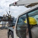 Installation of a propeller on the HC-130J Combat King II aircraft