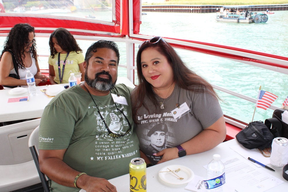 Gold Star Families Bond During a Chicago Fire Boat Tour