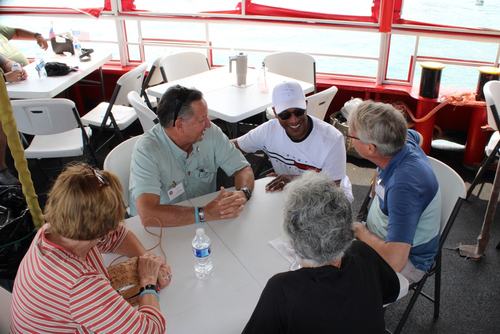 Gold Star Families Bond During a Chicago Fire Boat Tour