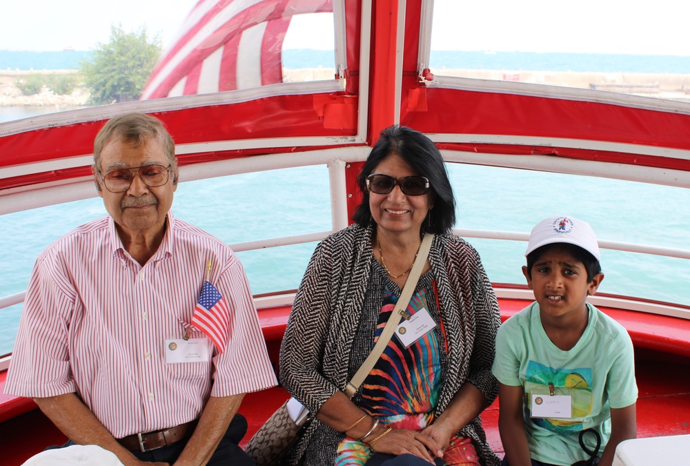 Gold Star Families Bond During a Chicago Fire Boat Tour