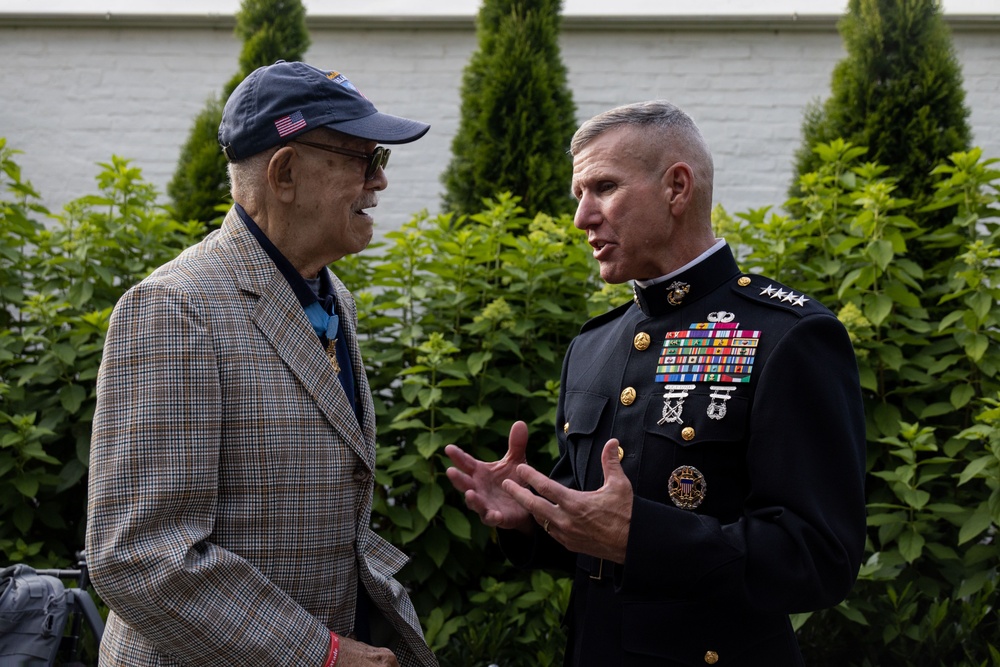 Gen. Smith Attends the Man Power and Reserve Affairs Evening Parade