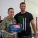 Rob Gronkowski visits Task Force Pegasus Troopers