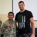 Rob Gronkowski visits Task Force Pegasus Troopers