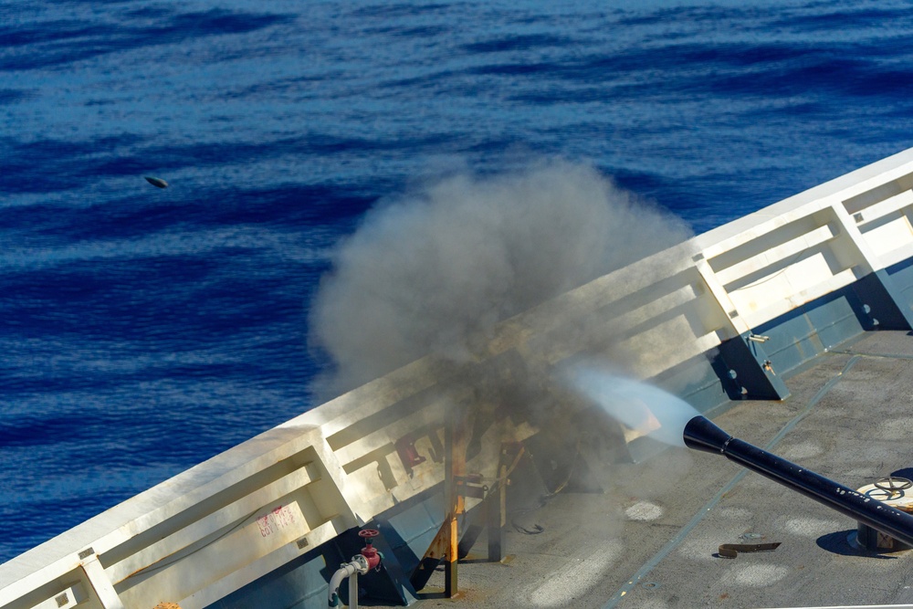 USCGC Midgett conducts live-fire gunnery exercise at RIMPAC 2024