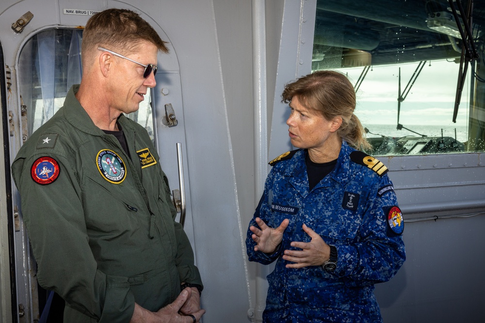 CSG-1 visits HNLMS Tromp during RIMPAC 2024