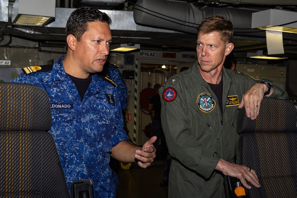 CSG-1 visits HNLMS Tromp during RIMPAC 2024