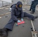 Spruance Sailor performs maintenance