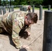 Staff Sgt. Zachary Mills crawls