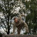 Sgt. Thomas Doles negotiates an obstacle