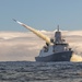 HNLMS Tromp fires a Harpoon missile during RIMPAC 2024