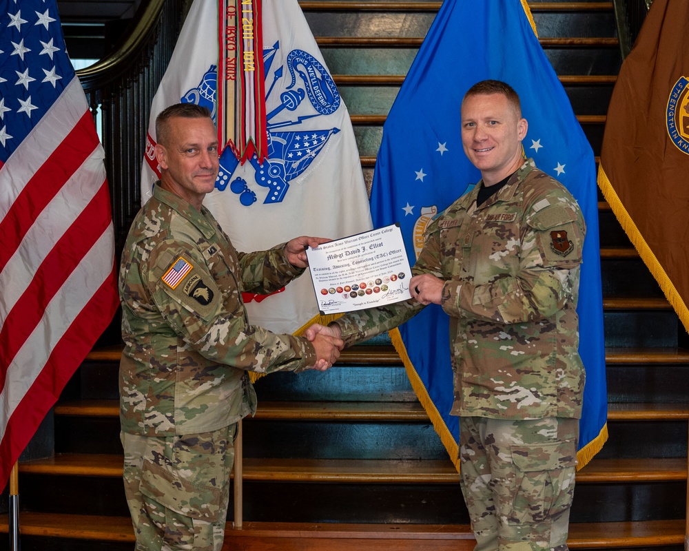 Warrant officer instructors graduate TAC Certification Course