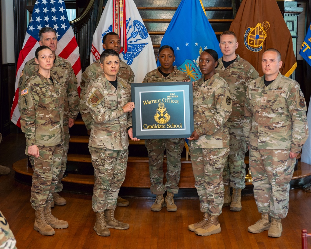 Warrant officer instructors graduate TAC Certification Course