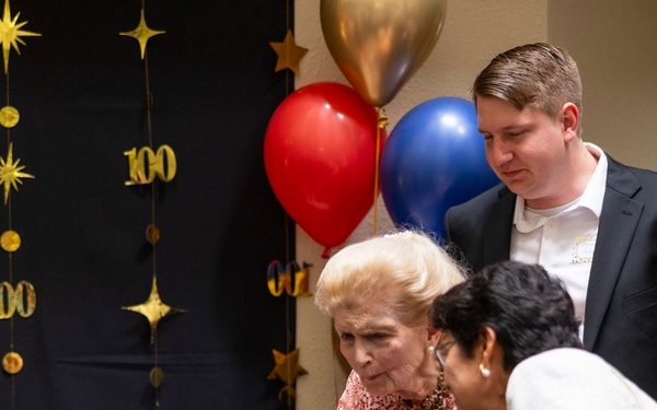 U.S. Marine Corps Veteran Corporal David S. Watkins Celebrates his 100th Birthday