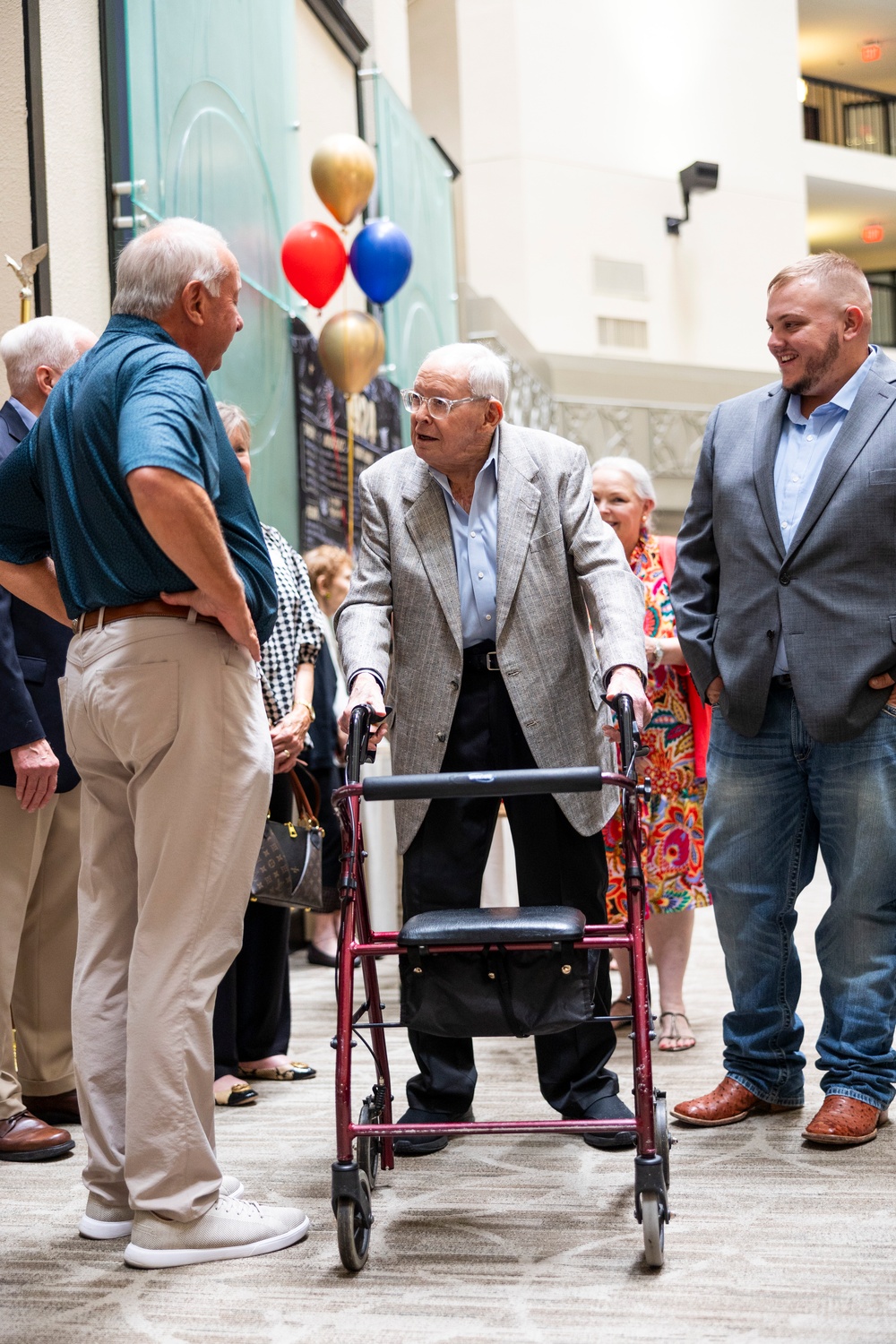 U.S. Marine Corps Veteran Corporal David S. Watkins Celebrates his 100th Birthday