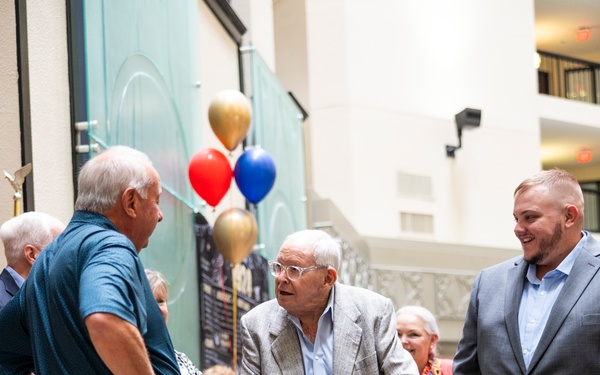 U.S. Marine Corps Veteran Corporal David S. Watkins Celebrates his 100th Birthday