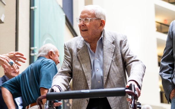 U.S. Marine Corps Veteran Corporal David S. Watkins Celebrates his 100th Birthday