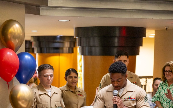U.S. Marine Corps Veteran Corporal David S. Watkins Celebrates his 100th Birthday