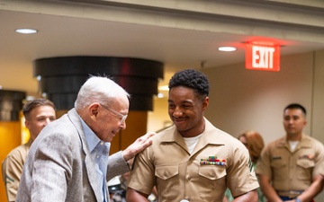 U.S. Marine Corps Veteran Corporal David S. Watkins Celebrates his 100th Birthday