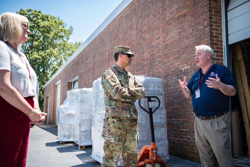 Army depot supplies computers to local school districts