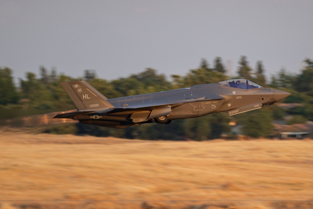 F-35A Demo in Sacramento