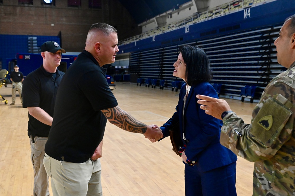 DASD Mary Beth Morgan visits D.C. National Guard