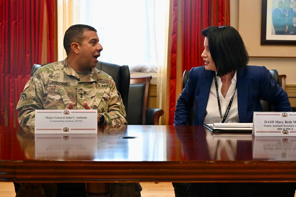 DASD Mary Beth Morgan visits D.C. National Guard