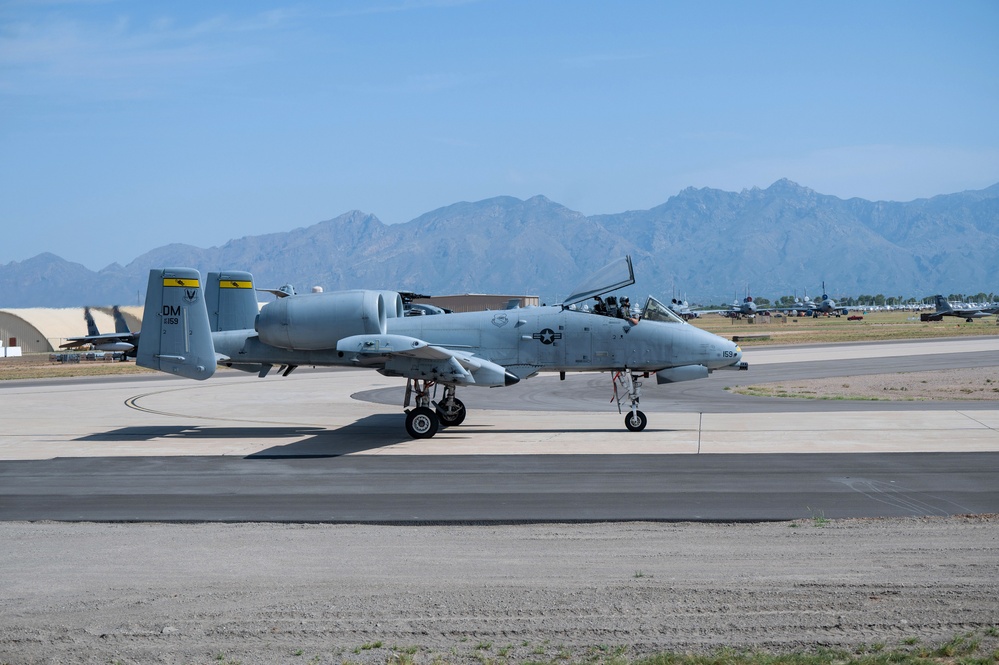 An A-10 Thunderbolt II Aircraft Retires to the 309th AMARG