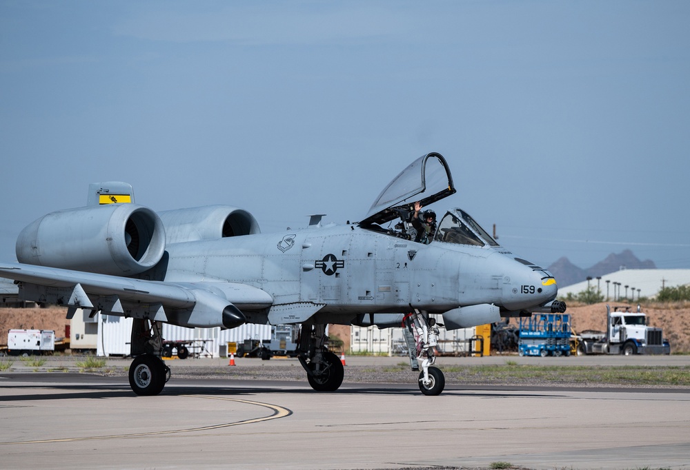 An A-10 Thunderbolt II Aircraft Retires to the 309th AMARG