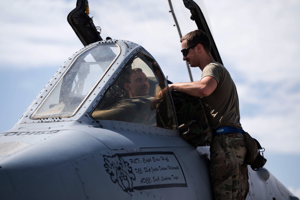 An A-10 Thunderbolt II Aircraft Retires to the 309th AMARG