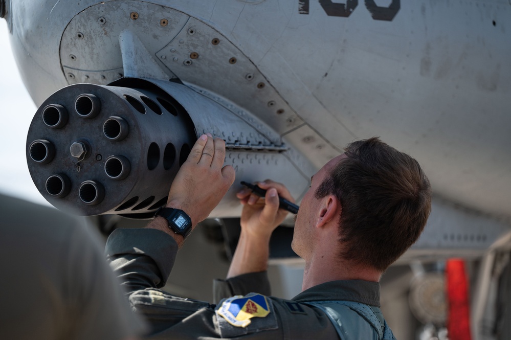 An A-10 Thunderbolt II Aircraft Retires to the 309th AMARG