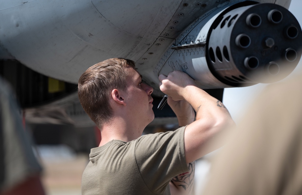 An A-10 Thunderbolt II Aircraft Retires to the 309th AMARG