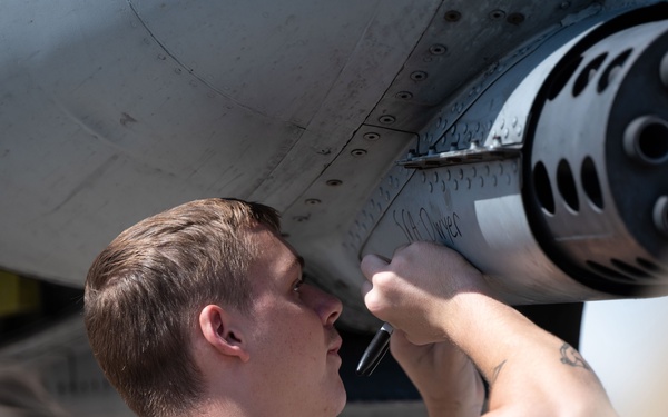 An A-10 Thunderbolt II Aircraft Retires to the 309th AMARG
