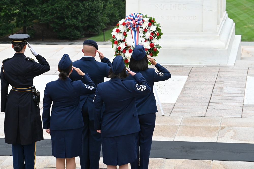 OAY Wreath Laying Ceremony at National Cemetery