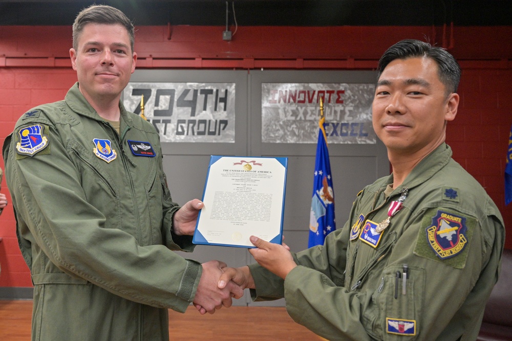 746th Test Squadron change of command