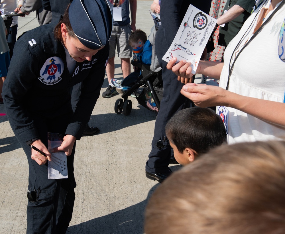 Make-A-Wish at Arctic Thunder Open House