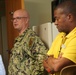 Rear Admiral Lahti visits Puller Hall Unaccompanied Housing facility onboard Naval Weapons Station Yorktown