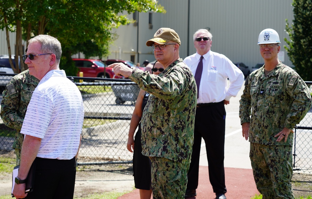 Rear Admiral Lahti visits Huntington Hall Naval Berthing Facility