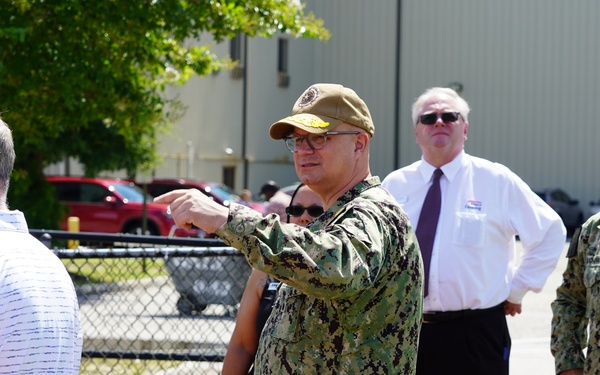Rear Admiral Lahti visits Huntington Hall Naval Berthing Facility