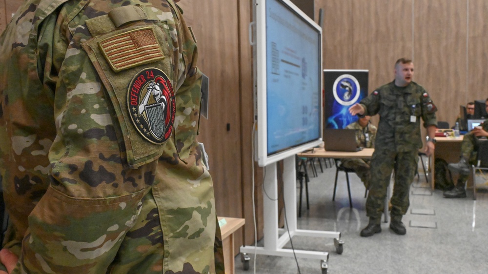 Maryland Air Guard cyber operators support DEFENDER 24 along with NATO counterparts