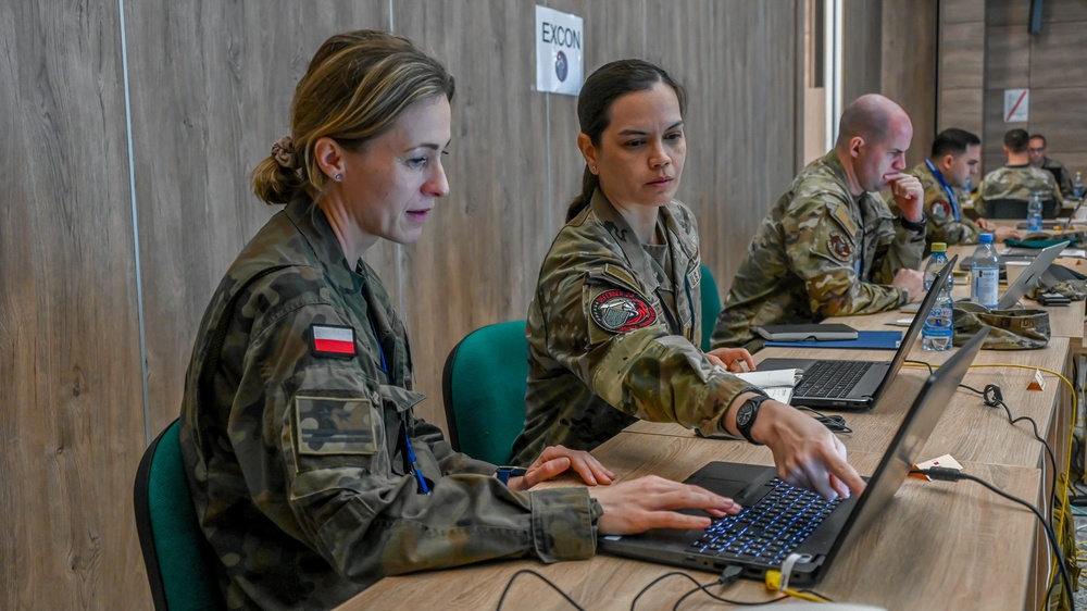 Maryland Air Guard cyber operators support DEFENDER 24 along with NATO counterparts