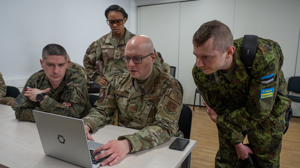 Maryland Air Guard cyber operators support DEFENDER 24 along with NATO counterparts