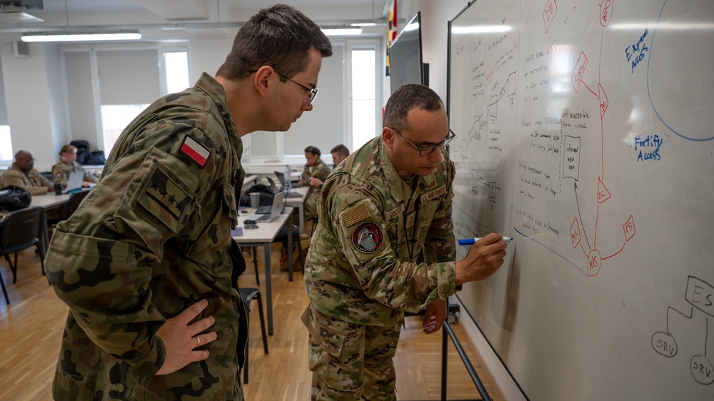 Maryland Air Guard cyber operators support DEFENDER 24 along with NATO counterparts