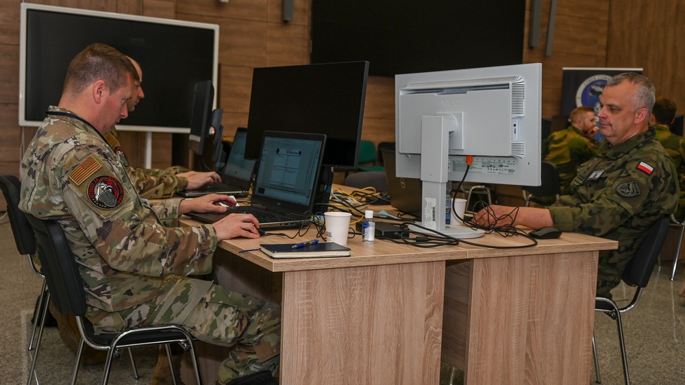 Maryland Air Guard cyber operators support DEFENDER 24 along with NATO counterparts