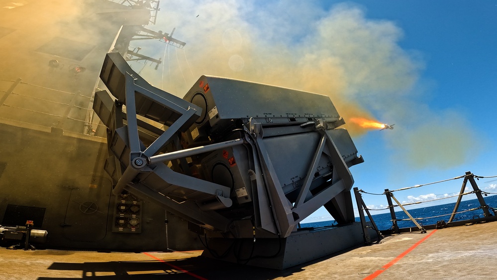 HMAS Sydney fires Royal Australian Navy’s first Naval Strike Missile during RIMPAC 2024